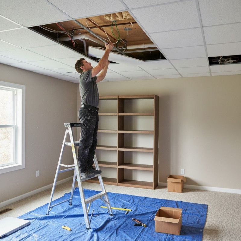 Acoustic Ceiling Repair detail