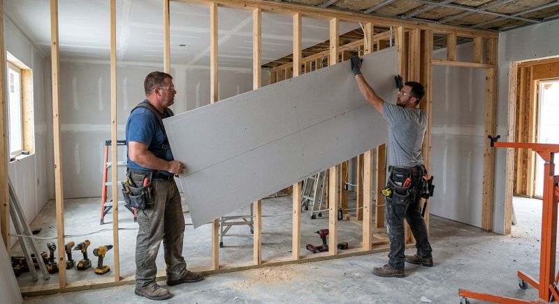 Gypsum Board Installation in Conroe, TX