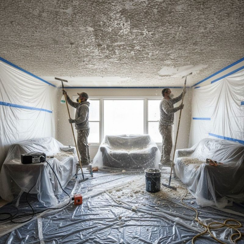 Textured Ceiling Removal in San Diego, CA