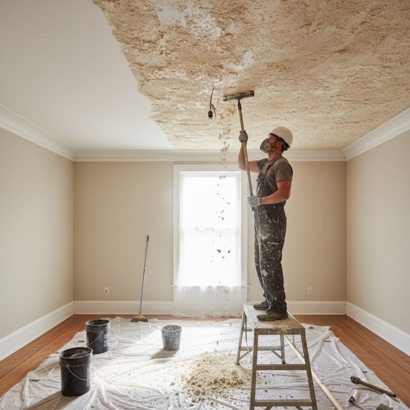 Knockdown Ceiling Removal in Chandler, AZ