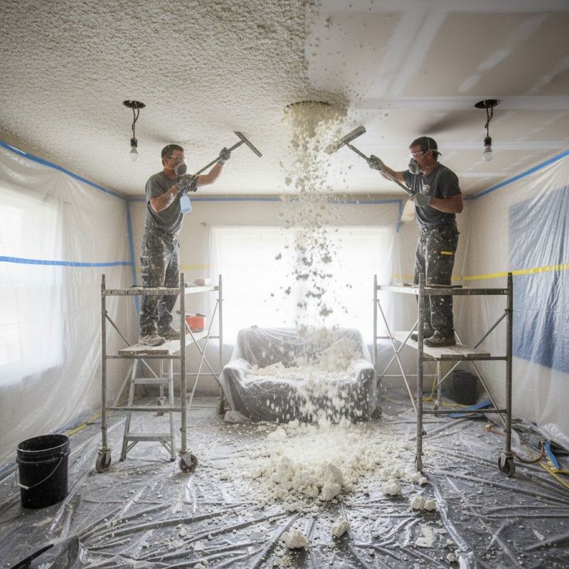 Knockdown Ceiling Removal in Cincinnati, OH