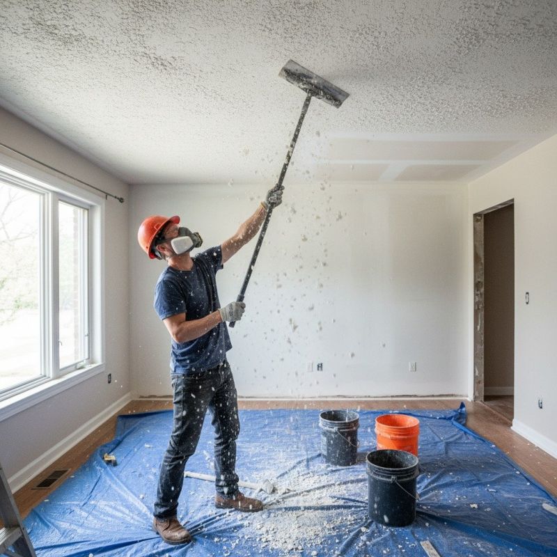 Textured Ceiling Scraping in Kansas City, KS